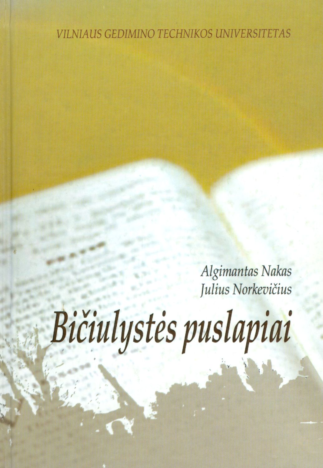Algimantas Nakas, Julius Norkevičius. Bičiulystės puslapiai knygos viršelis