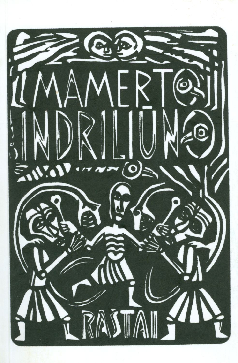 Mamerto Indriliūno Raštai knygos viršelis
