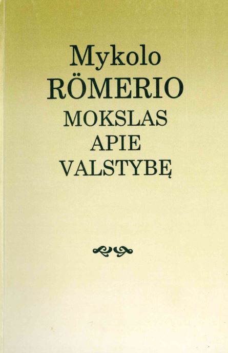 Mykolo Römerio mokslas apie valstybę, 1997