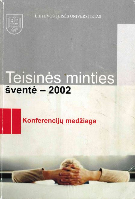 Teisinės minties šventė – 2002, 2002