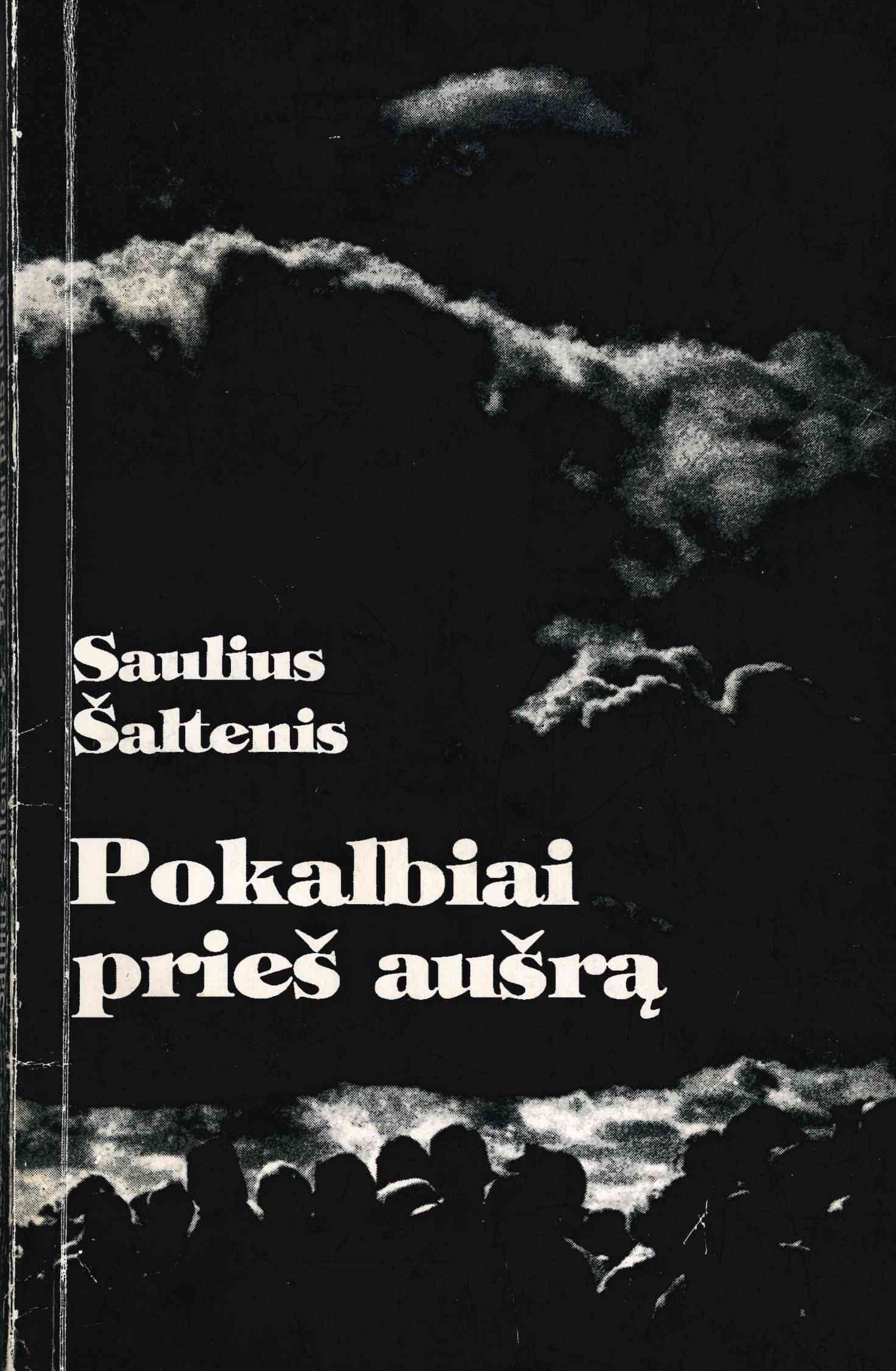 Saulius Šaltenis. Pokalbiai prieš aušrą, 1995