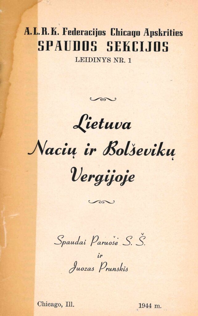 Lietuva nacių ir bolševikų vergijoje, 1944