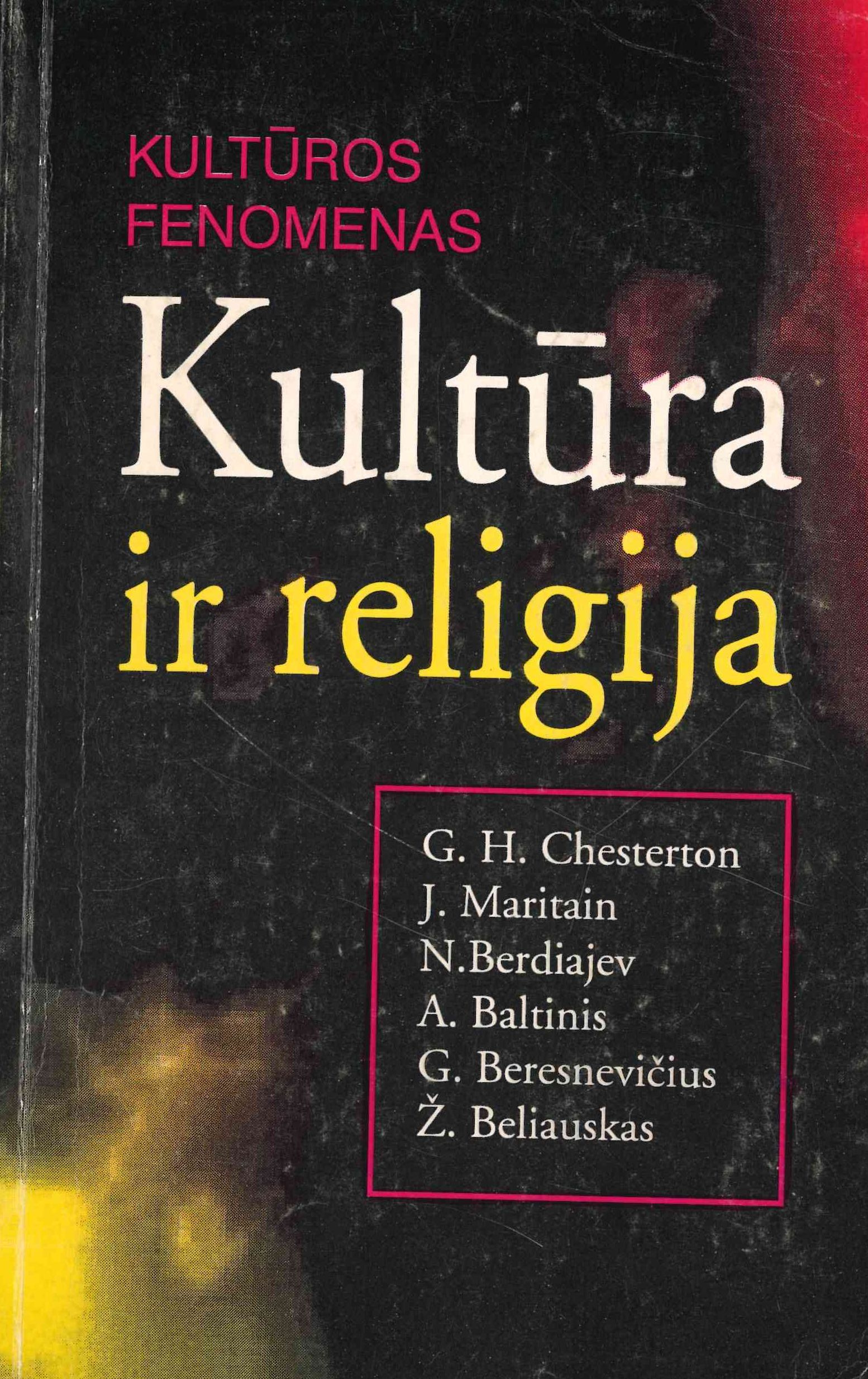 Kultūra ir religija, 1995